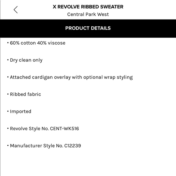 X Revolve Ribbed Sweater - Picture 5 of 7